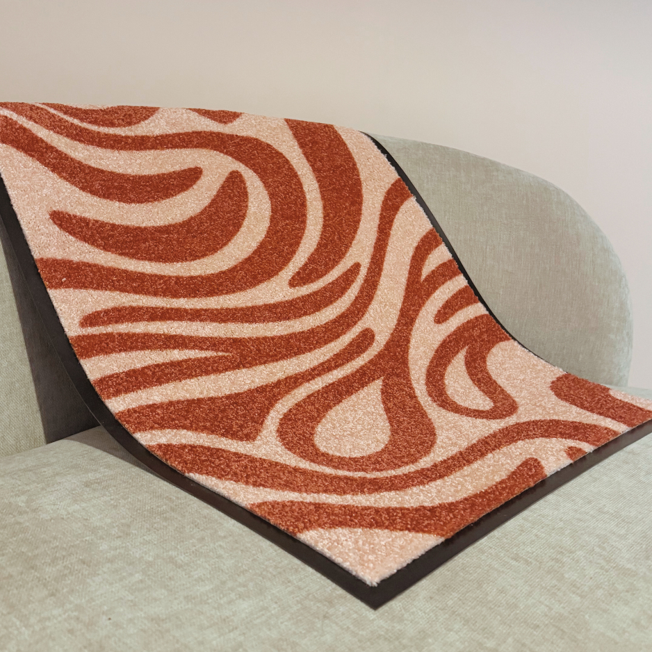Ripple Terracotta - Custom Size